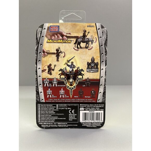 Legends King Arthur BREUNOR MicroMotion Figures Mega Bloks 96104 - New CIB - Picture 2 of 6
